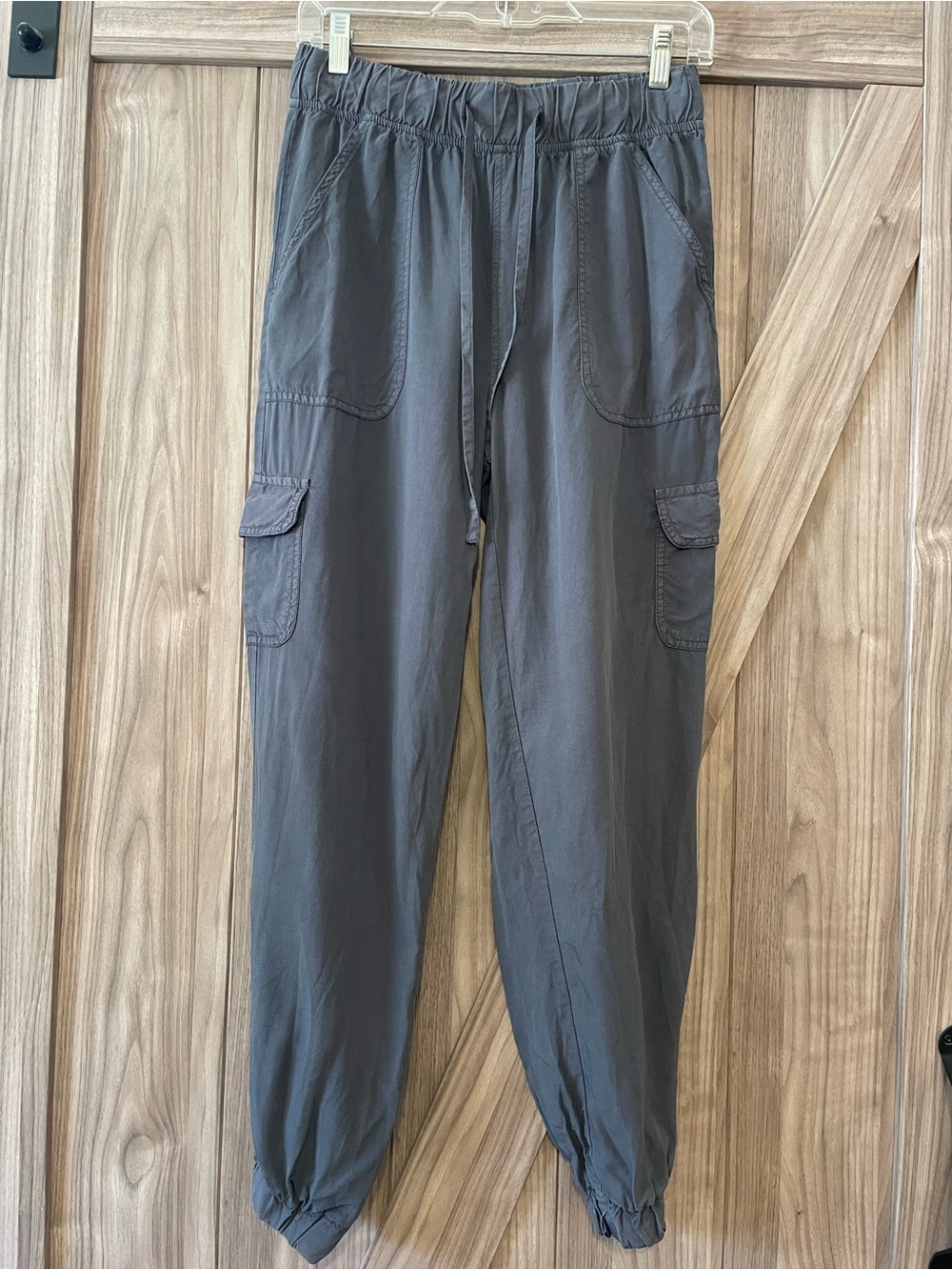 Thread & Supply Charcoal Cargo Jogger Pants
